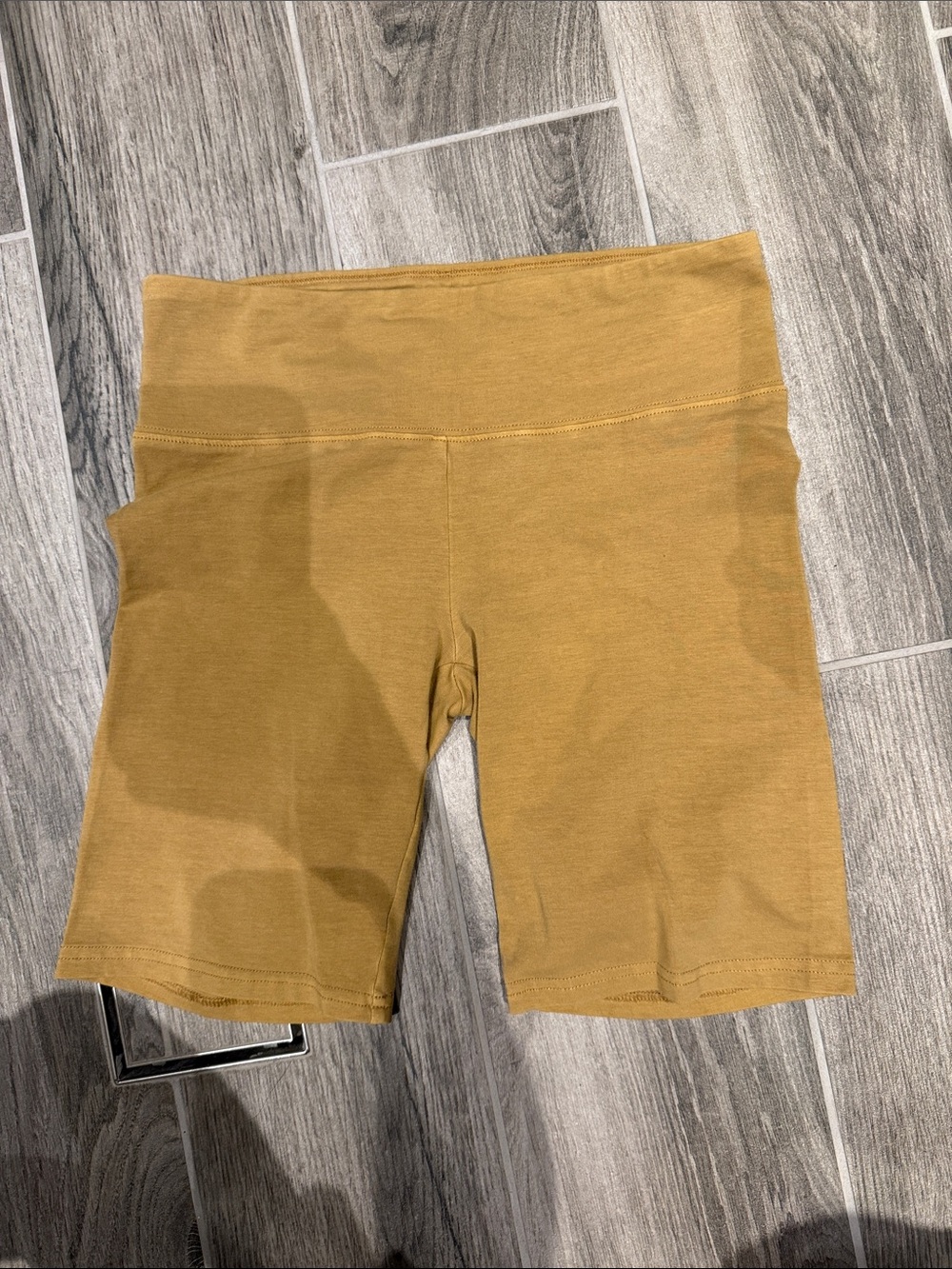 TNA High-Waist Women’s Bike Shorts in Mustard